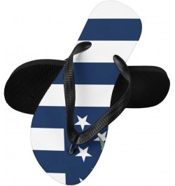 American Weed Flag Slim Flip Flops for Women Men Casual Non-Slip Sandals Beach Flip Flop Shower Slippers Style $15.75 Sandals