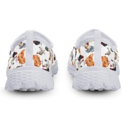 Womens Athletic Water Shoes Quick Dry Sports Aqua Shoes Slip-on Sandals Flats Roosters $12.15 Athletic Shoes