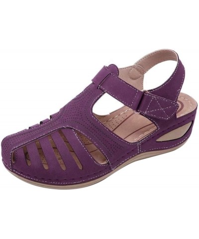 Sandals Women Comfortable, Women Essentials Flip Flops Summer Beach Slippers Pool Shower Shoes Home Sliders Sandals Purple $1...