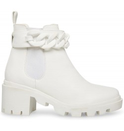 womens Amulet Ankle Boot White Chain $18.72 Boots