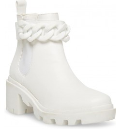 womens Amulet Ankle Boot White Chain $18.72 Boots