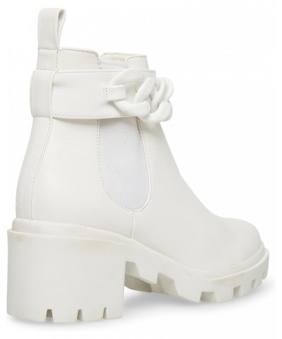 womens Amulet Ankle Boot White Chain $18.72 Boots