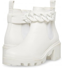 womens Amulet Ankle Boot White Chain $18.72 Boots