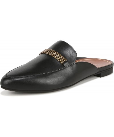 Starling Women's Mule/Clog Flat Shoes Black Nappa - 8 Medium 7.5 Black Nappa $33.19 Loafers & Slip-Ons