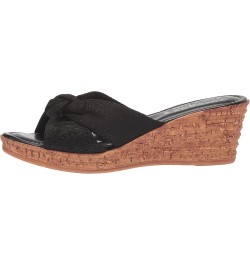 Women's Jolanda Wedge Sandal Black Crepe $29.49 Sandals