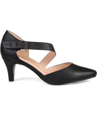 Brinley Co. Womens Tassi Comfort-sole D'orsay Cross-strap Pumps Black $32.22 Pumps