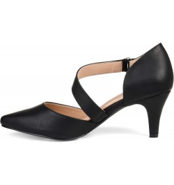 Brinley Co. Womens Tassi Comfort-sole D'orsay Cross-strap Pumps Black $32.22 Pumps