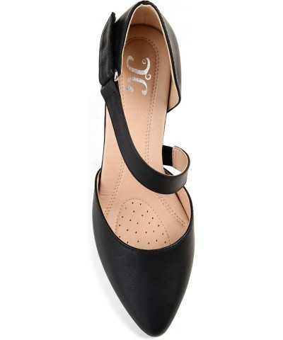 Brinley Co. Womens Tassi Comfort-sole D'orsay Cross-strap Pumps Black $32.22 Pumps