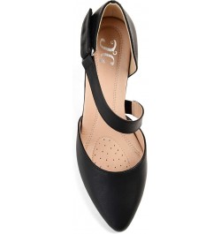 Brinley Co. Womens Tassi Comfort-sole D'orsay Cross-strap Pumps Black $32.22 Pumps