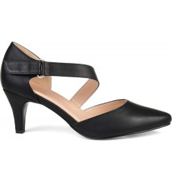 Brinley Co. Womens Tassi Comfort-sole D'orsay Cross-strap Pumps Black $32.22 Pumps