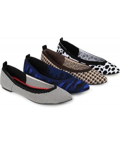 Womens Karise Tru Comfort Foam Slip On Pointed Toe Ballet Flats Stripe $13.63 Flats