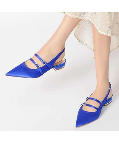 Women's Bridal Wedding Flat Shoes Ballet Flats Pull On Bride Pointed Toe Prom Evening Bridal Party Dress Flats Silver 38 $34....