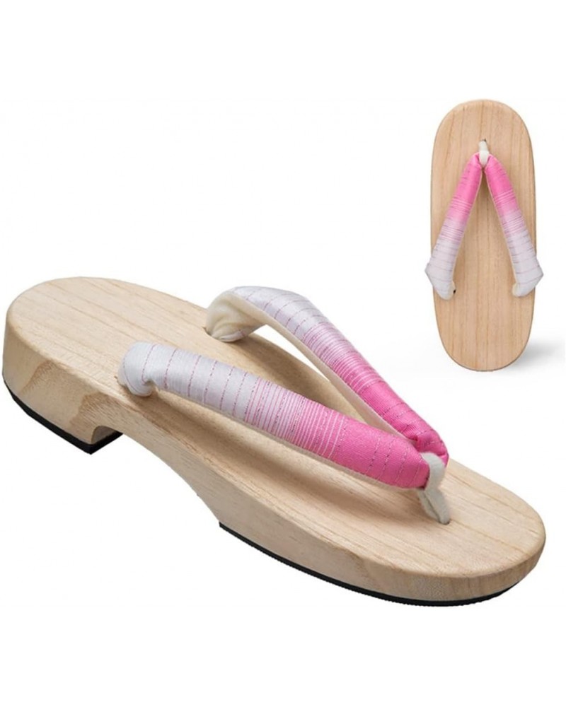 Women and Men Flip Flop House Slippers Open Toe, Women's Slippers Traditional Clogs Geta Sandals Flat Heel Wide Gradient Soli...