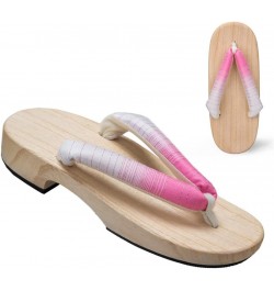 Women and Men Flip Flop House Slippers Open Toe, Women's Slippers Traditional Clogs Geta Sandals Flat Heel Wide Gradient Soli...