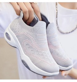 womens dress shoes low heel, Sneakers for Women Platform Wedge Shoes Mesh Fabric Breathable Sport Running Shoes Z 02-grey $20...