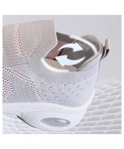 womens dress shoes low heel, Sneakers for Women Platform Wedge Shoes Mesh Fabric Breathable Sport Running Shoes Z 02-grey $20...