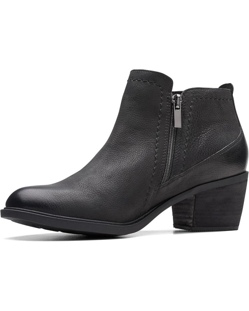 Womens Neva Lo Black Leather $32.25 Boots