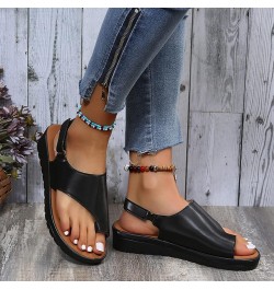 Women's Cute Strappy Wedge Sandals Comfortable Lace Up Platform Sandals Casual Summer Slipper Orthopedic Sandals Bunion Corre...