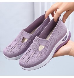 Women's Woven Orthopedic Breathable Soft Shoes Go Walking Slip on Foam Shoes Hands Free Slip in Sneakers Arch Support Shoes 0...