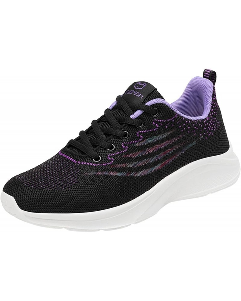 sock sneakers womens slip on sneakers white tennis shoes girls women's open toe booties Lace Up Canvas Sneakers Z 03-purple $...