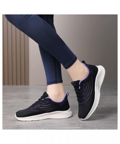 sock sneakers womens slip on sneakers white tennis shoes girls women's open toe booties Lace Up Canvas Sneakers Z 03-purple $...