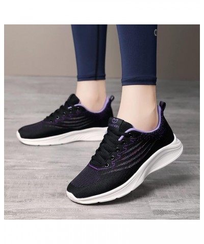 sock sneakers womens slip on sneakers white tennis shoes girls women's open toe booties Lace Up Canvas Sneakers Z 03-purple $...