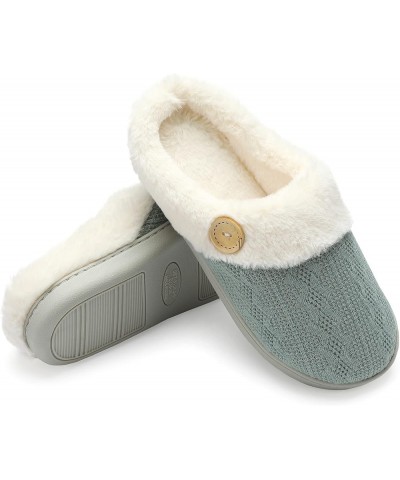 Women's Slippers Fuzzy Comfy Warm House Slippers for women,Slip-on Slippers Soft Cozy Plush for Indoor Outdoor winter Knitted...