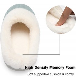 Women's Slippers Fuzzy Comfy Warm House Slippers for women,Slip-on Slippers Soft Cozy Plush for Indoor Outdoor winter Knitted...