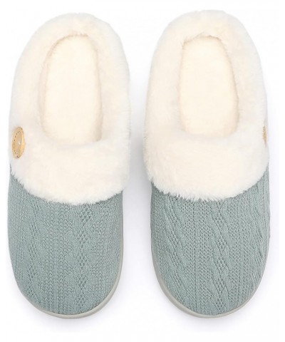 Women's Slippers Fuzzy Comfy Warm House Slippers for women,Slip-on Slippers Soft Cozy Plush for Indoor Outdoor winter Knitted...