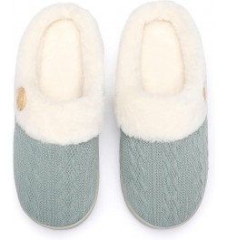 Women's Slippers Fuzzy Comfy Warm House Slippers for women,Slip-on Slippers Soft Cozy Plush for Indoor Outdoor winter Knitted...