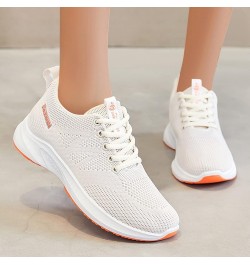 Wide Width Sneakers for Women Athletic Trainers Womens Tennis Shoes Trainers Mesh Casual Beige $15.60 Athletic Shoes