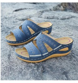 Lausiuoe Orthotic Sandals For Women With Arch Support Low Wedge Comfortable Orthopedic Flip Flops Dressy Summer Casual Slides...