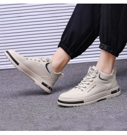 Canvas Sneakers for Men Soft Sole Trainers Mens Sneakers Size 9 Athletic Shoes for Men Beige $18.24 Athletic Shoes