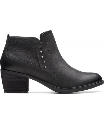 Womens Neva Lo Black Leather $32.25 Boots