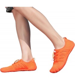 Wide Toe Beach Running Walking Hiking Women Walking Sneakers Comfy Shoes Summer 2024 Cute Sneakers for Women Low Top Orange $...