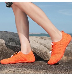 Wide Toe Beach Running Walking Hiking Women Walking Sneakers Comfy Shoes Summer 2024 Cute Sneakers for Women Low Top Orange $...