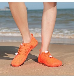 Wide Toe Beach Running Walking Hiking Women Walking Sneakers Comfy Shoes Summer 2024 Cute Sneakers for Women Low Top Orange $...