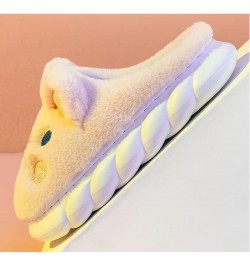 Women's Cute Animal Cotton Slippers Cartoon Indoor Outdoor Slippers Winter Warm Fuzzy Slip on Bedroom Shoes Pig $17.94 Slippers