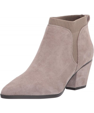 Women's Chelsea Boot Stone Suede Leather $17.36 Boots