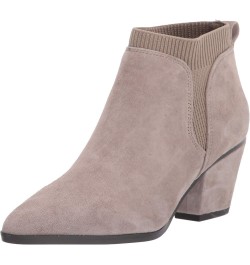 Women's Chelsea Boot Stone Suede Leather $17.36 Boots