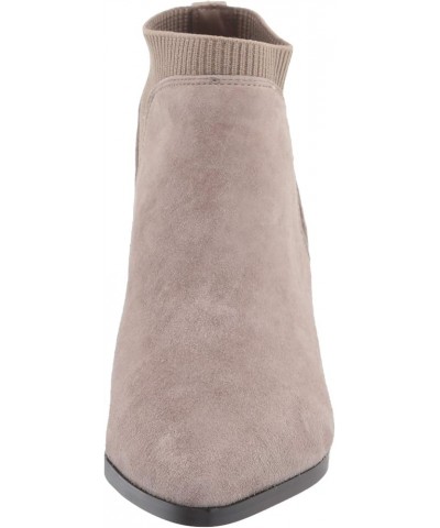 Women's Chelsea Boot Stone Suede Leather $17.36 Boots