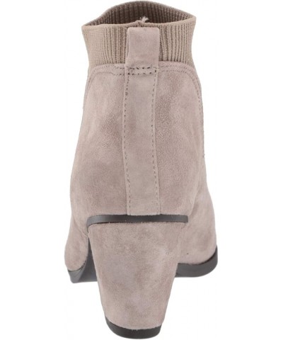 Women's Chelsea Boot Stone Suede Leather $17.36 Boots