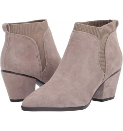 Women's Chelsea Boot Stone Suede Leather $17.36 Boots