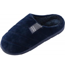 Women's Memory Foam Slippers Cozy Fuzzy Plush Lined House Shoes Slip On Indoor Outdoor Fall Winter Slippers 12navy $16.45 Sli...