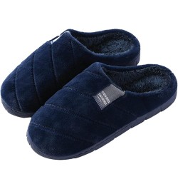 Women's Memory Foam Slippers Cozy Fuzzy Plush Lined House Shoes Slip On Indoor Outdoor Fall Winter Slippers 12navy $16.45 Sli...