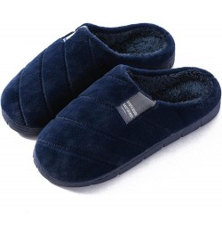 Women's Memory Foam Slippers Cozy Fuzzy Plush Lined House Shoes Slip On Indoor Outdoor Fall Winter Slippers 12navy $16.45 Sli...