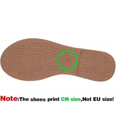 Outdoor Slippers for Women Breathable Anti-Slip Platform Flip Flops Roman Large Size Summer Beach Sandals Red $15.92 Slippers