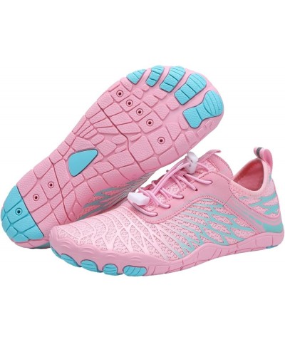 Hike Footwear Barefoot Womens Lorax Pro Barefoot Shoes Waterproof Hiking Boot Wide Healthy & Non-Slip Outdoor Shoes Pink $15....