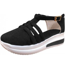 Sneakers for Women, Women's Lightweight Flying Mesh Shoes Casual Tennis Walking Running Shoes Fashion Sneakers Y2-black $14.1...