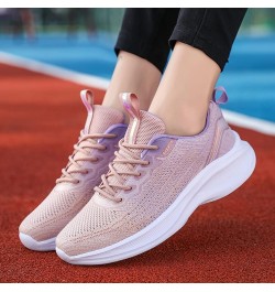 Leisure Women's Lace Up Travel Soft Sole Comfortable Shoes Outdoor Shoes Runing Fashion Sports Breathable Womens Boots Purple...